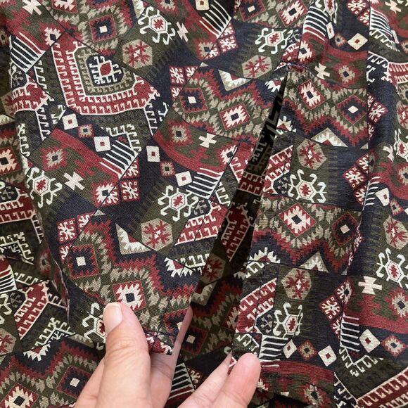 Zeen Pakistani Unisex Indian Native Geometric Rustic Cotton Long Sleeve Jacket S - Picture 9 of 9